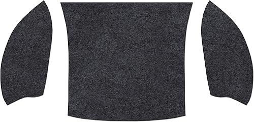 1956-1968 ACVW Karmann GHIA Coupé Compartimento de equipaje trasero con respaldo de lámina amortiguador de sonido 380147