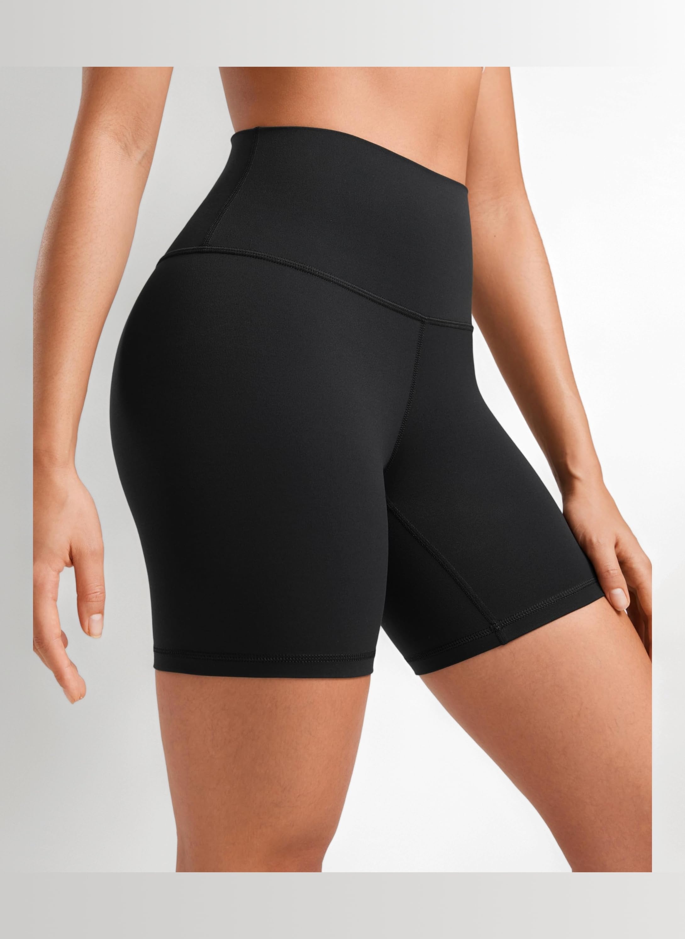 CRZ YOGA Womens Butterluxe Yoga Shorts - 2.5''/4''/6''/8'' High Waisted Workout Gym Leggings Running Spandex Biker Shorts