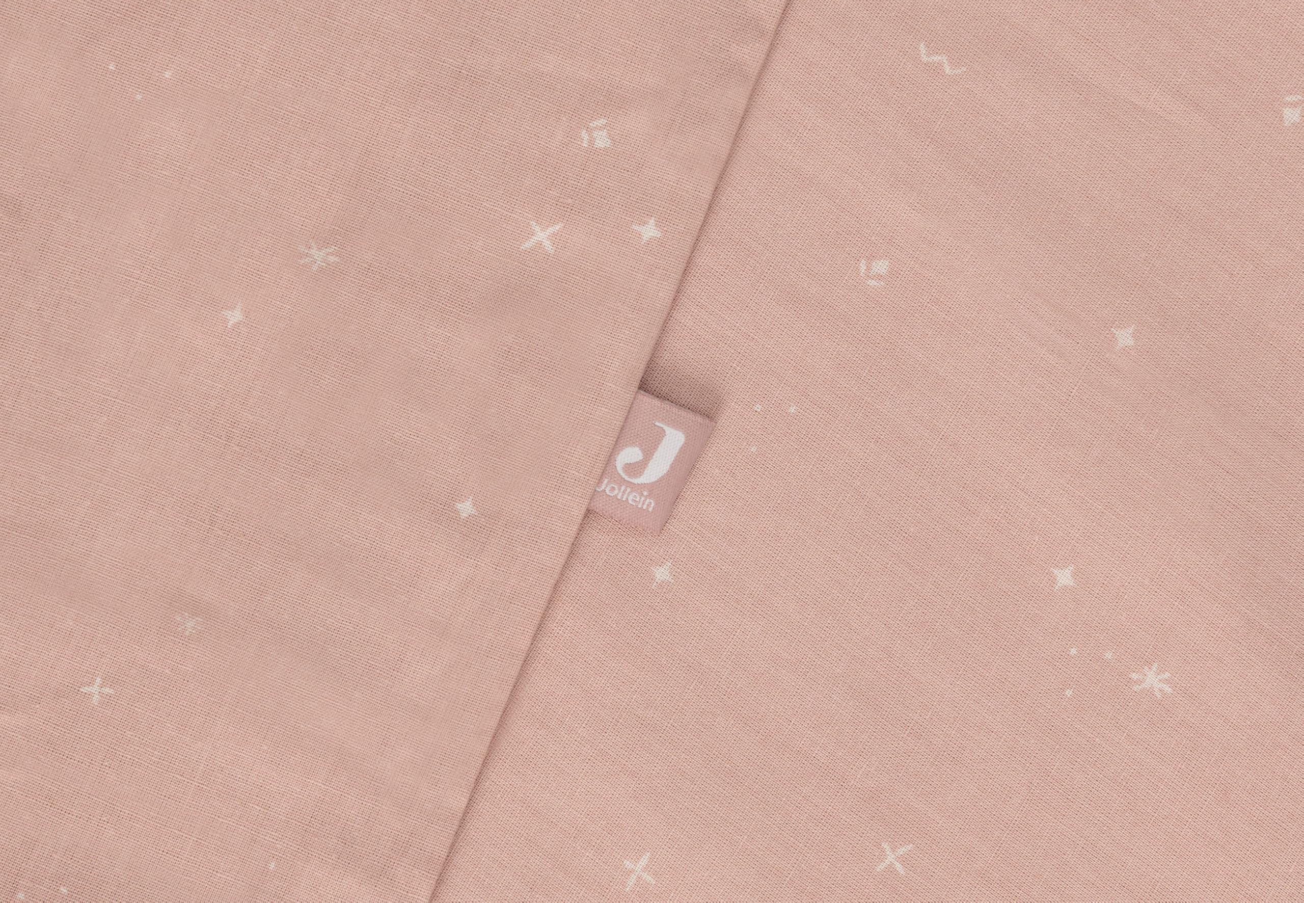 Jollein Children's Bed Linen, Twinkling, Wild Rose, 100 x 140 cm, 100% Cotton, Oeko-Tex Certified - Image 2