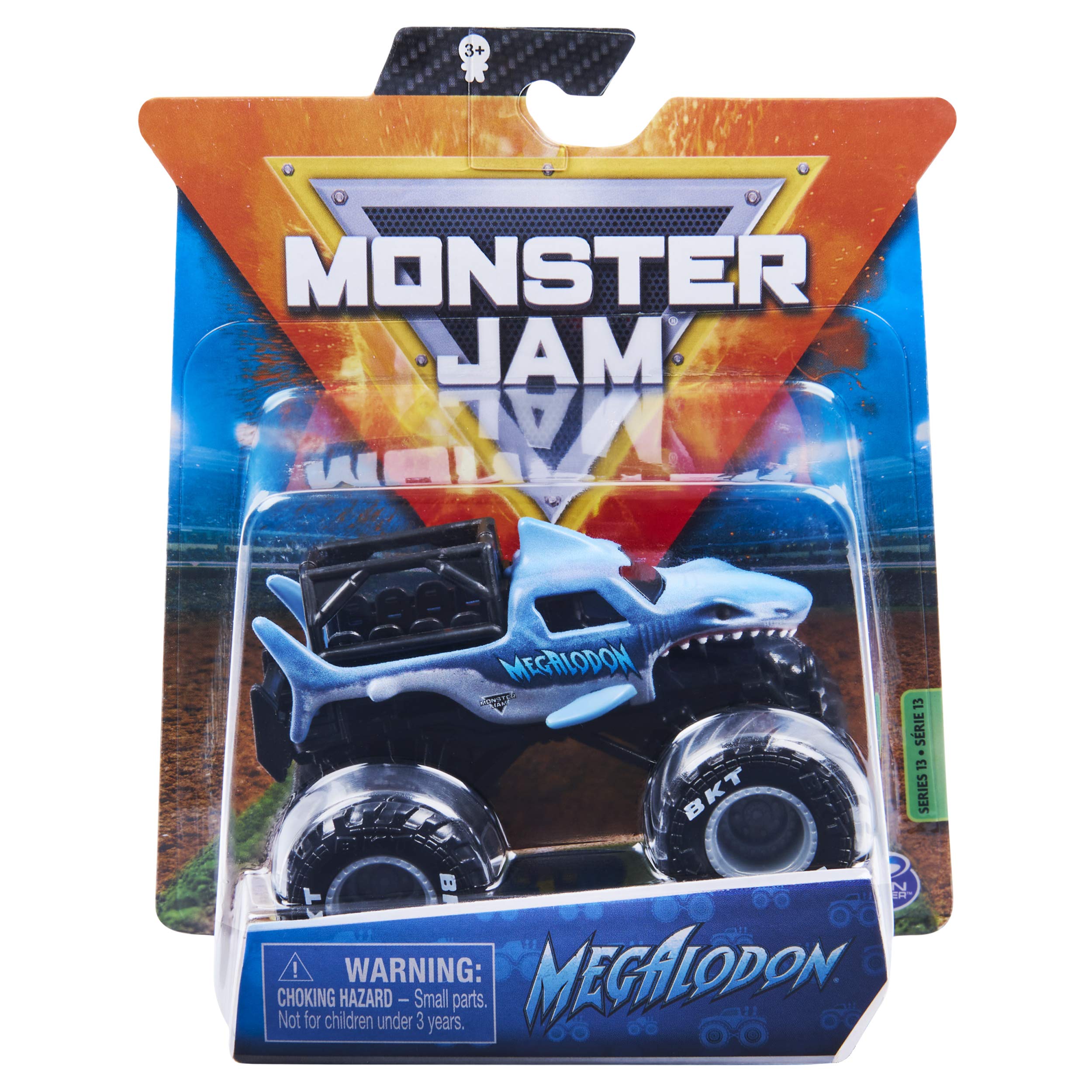 Monster Jam 2020 Spin Master 1:64 Monster Truck pressofuso con polso: Ride Trucks Megalodon