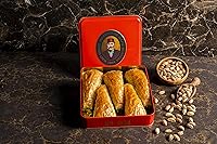 Vista 121 de Hafiz Mustafa 1864 Istanbul Baklava Pastry Box - Baked Baklava Dessert Snacks Made from Fresh Phyllo Dough Sheets, Pistachio, Hazelnut, Walnut