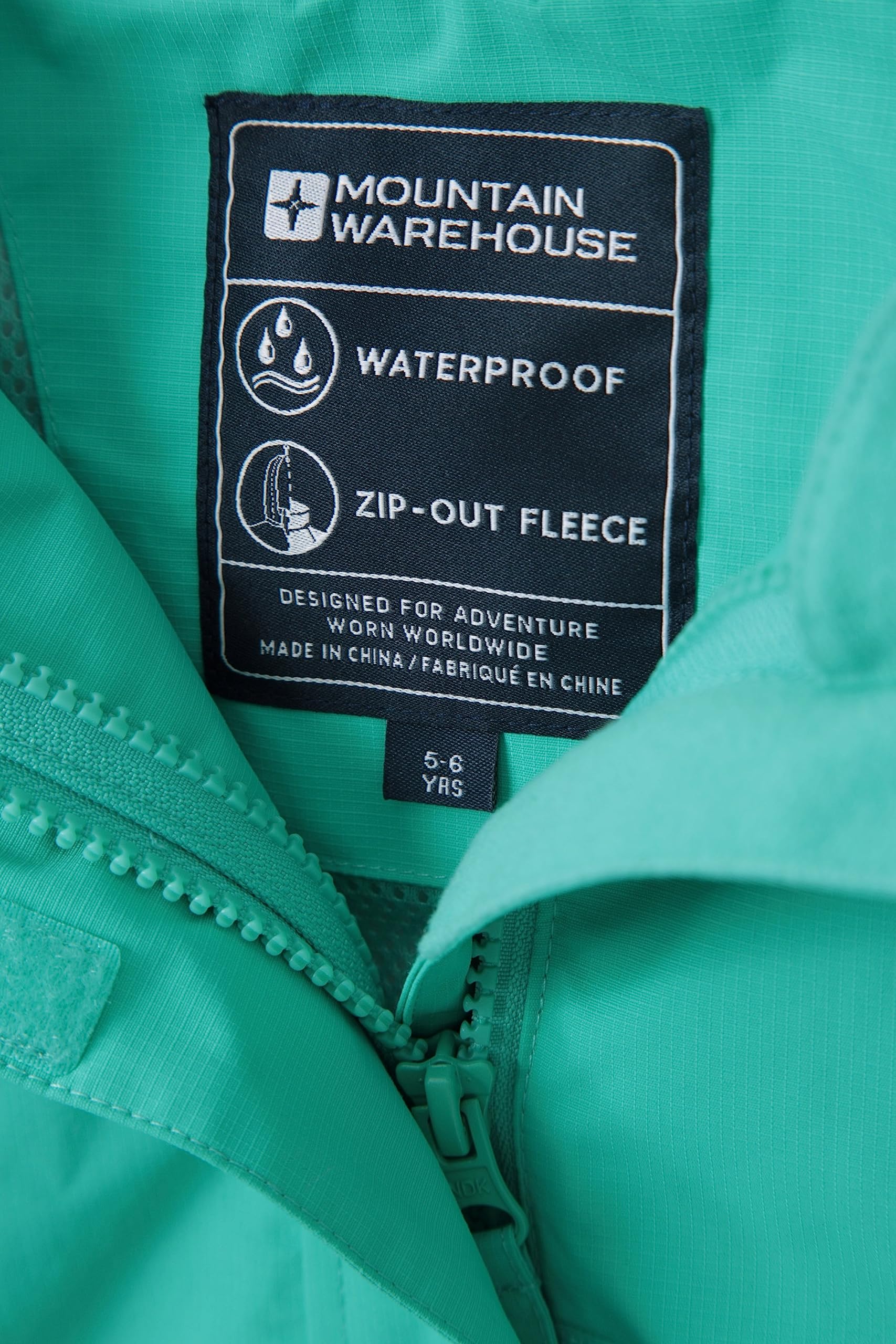 Mountain Warehouse Lightning 3-in-1 Kinder-Jacke wasserdichte Jacke mit Fleecefutter abnehmbarer Kapuze