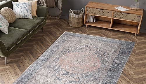 Miniatura 7 de RugOver Alfombra lavable a máquina, apta para mascotas y antideslizante, para cocina, baño, sala de estar, decoración del piso del hogar