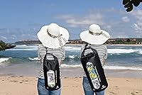 Vista 7 de Freegrace - Juego de 3 bolsas secas impermeables, bolsa seca con 2 cierres y correa de hombro desmontable; bolsa de cintura y funda para teléfono