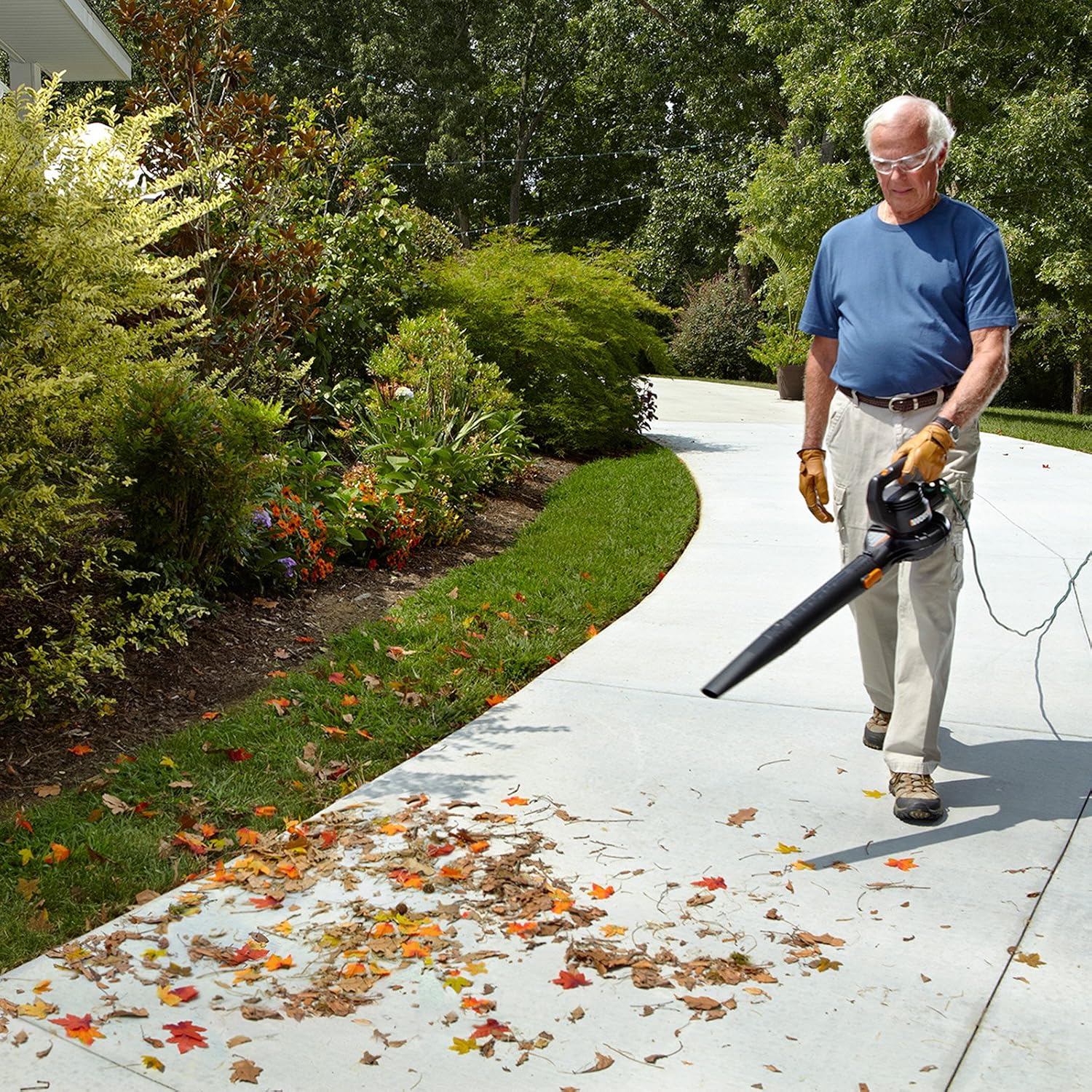 WORX WG506 7.5 Amp 2-Speed Electric Leaf Blower