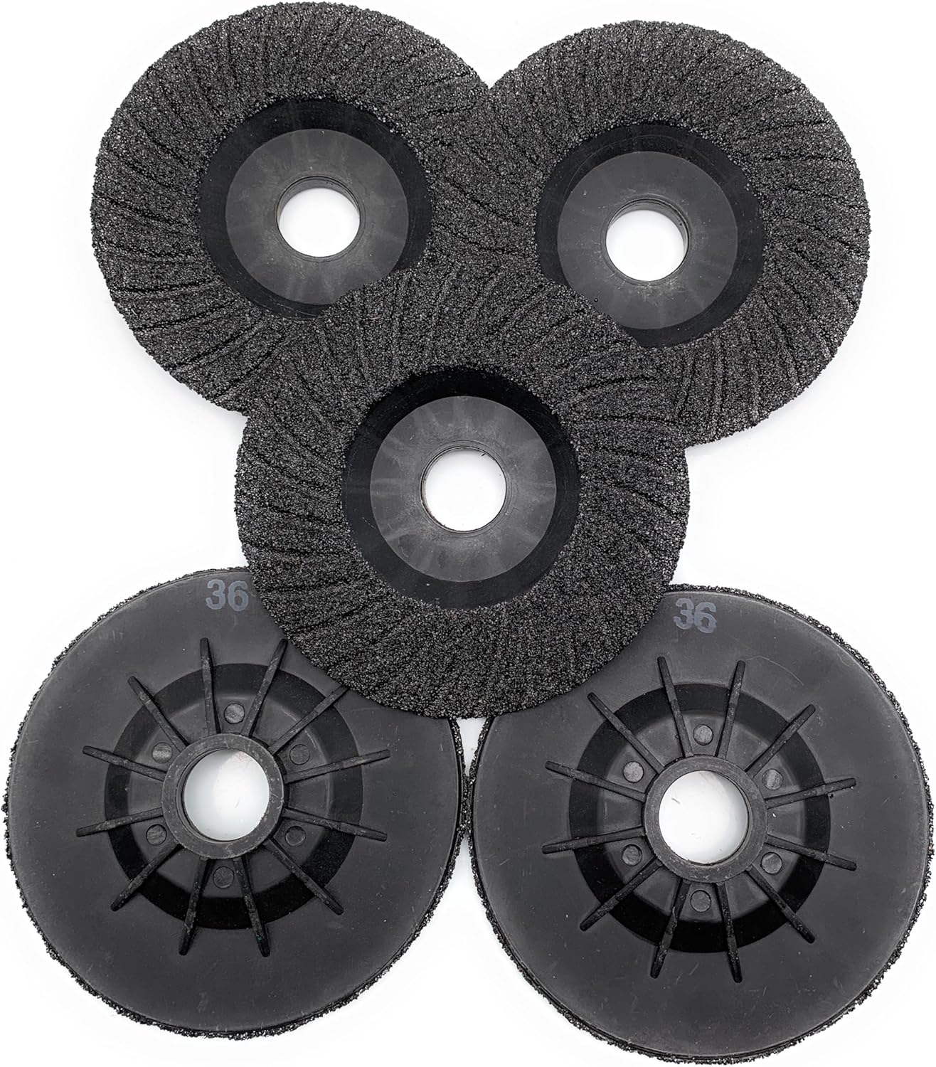 SIGNI S/C Plastic Back Grinding Disc for Granite/Marble/Concrete and Glasses (36 Grit, 4.5 inch)
