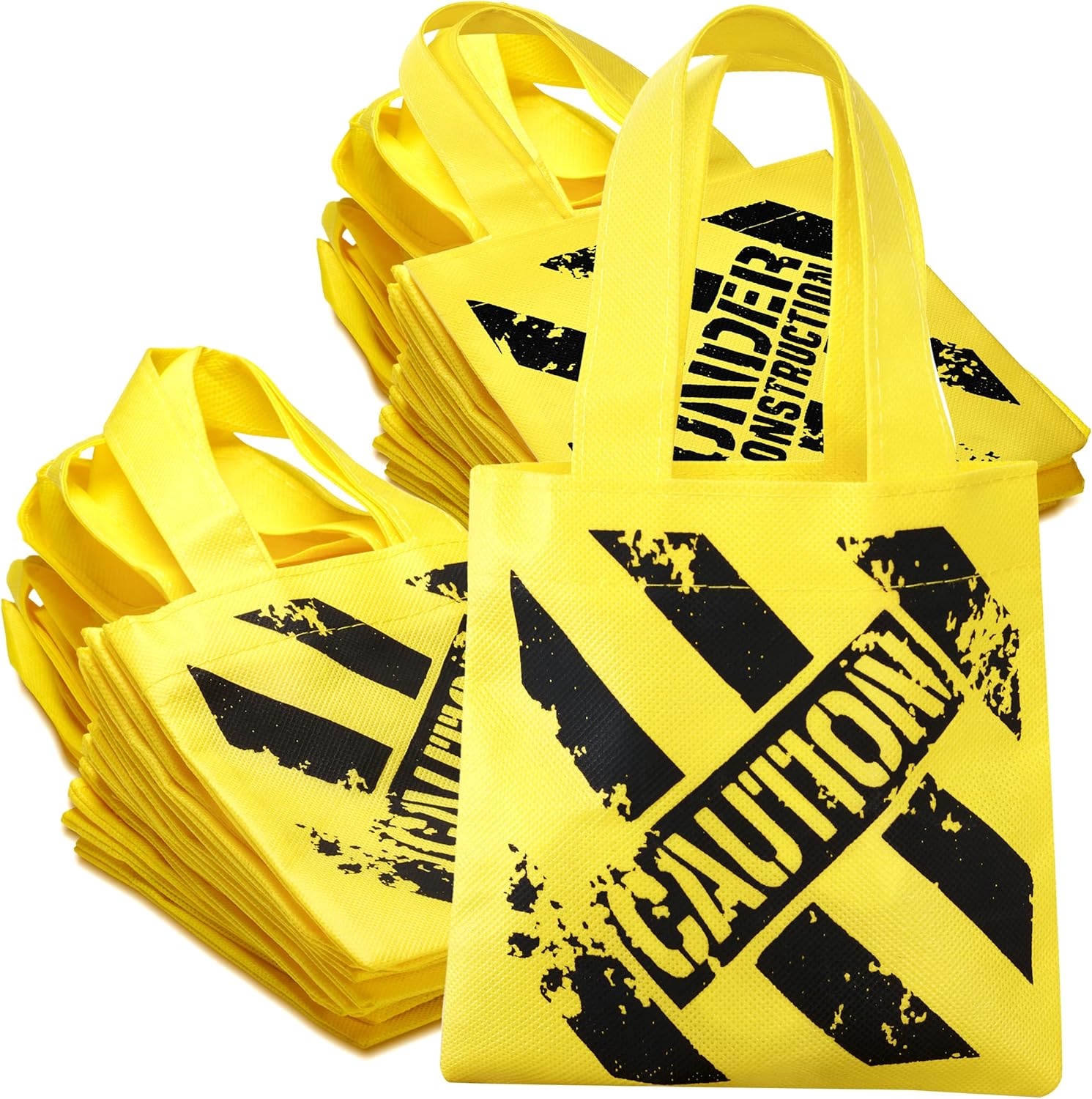 Construction Birthday Party Supplies (12) Under Construction Themed Mini NonWoven