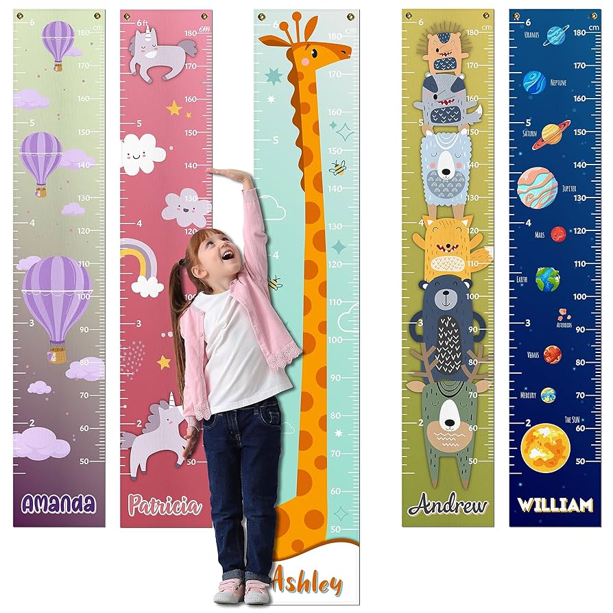 amazon-com-personalized-kids-growth-chart-12-designs-13oz-vinyl-height-measurement-ft-cm-inches-chart-for-toddlers-ruler-for-kids-baby for Free Printable Printable Height Chart For Wall In Cm Amazon.com: Personalized Kids Growth Chart - 12 Designs, 13oz Vinyl Height Measurement ft. cm, inches Chart for Toddlers - Ruler for Kids : Baby for Free Printable Printable Height Chart For Wall In Cm