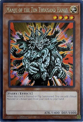Manju of the Ten Thousand Hands - WISU-EN046 - Rare - 1st Edition