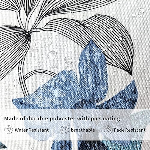 Miniatura 4 de Paquete de 2 almohadas lumbares impermeables para exteriores con rellenos, 12 x 20 pulgadas, almohada decorativa rectangular para patio, hogar,