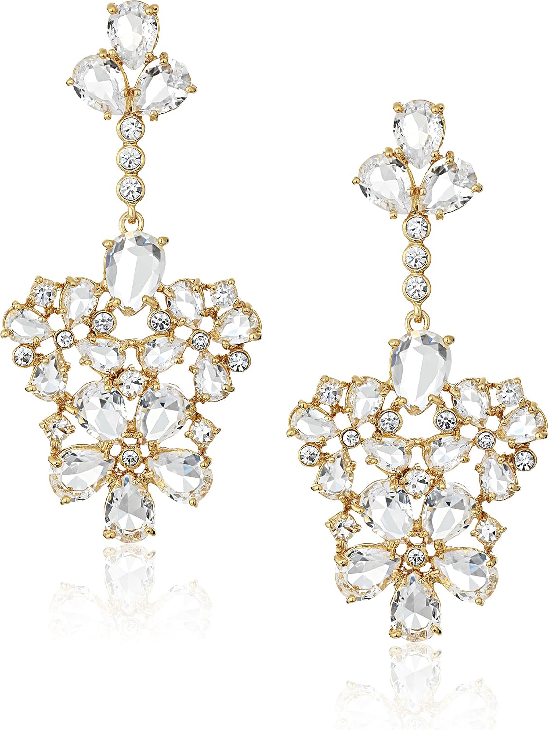 Kate Spade New York Chandelier Clear/Gold Drop Earrings