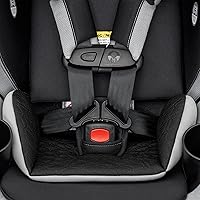 Vista 8 de Evenflo Revolve360 Slim - Asiento giratorio 2 en 1 con funda de limpieza rápida (negro salem)