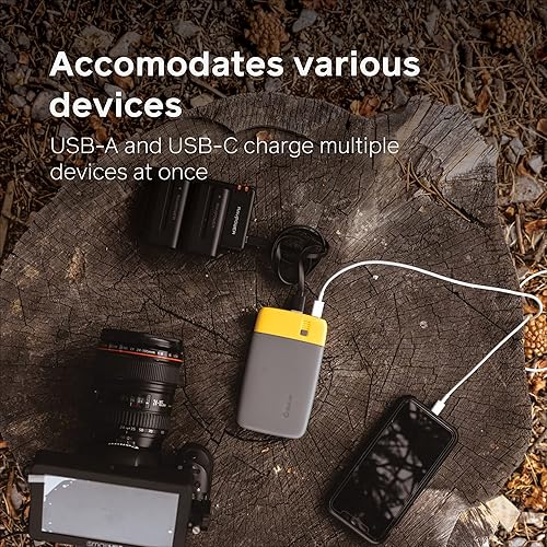 Miniatura 4 de BioLite, Carga, banco de energía portátil para múltiples dispositivos, entrada y salida USB-C de 18 W y salida USB-A