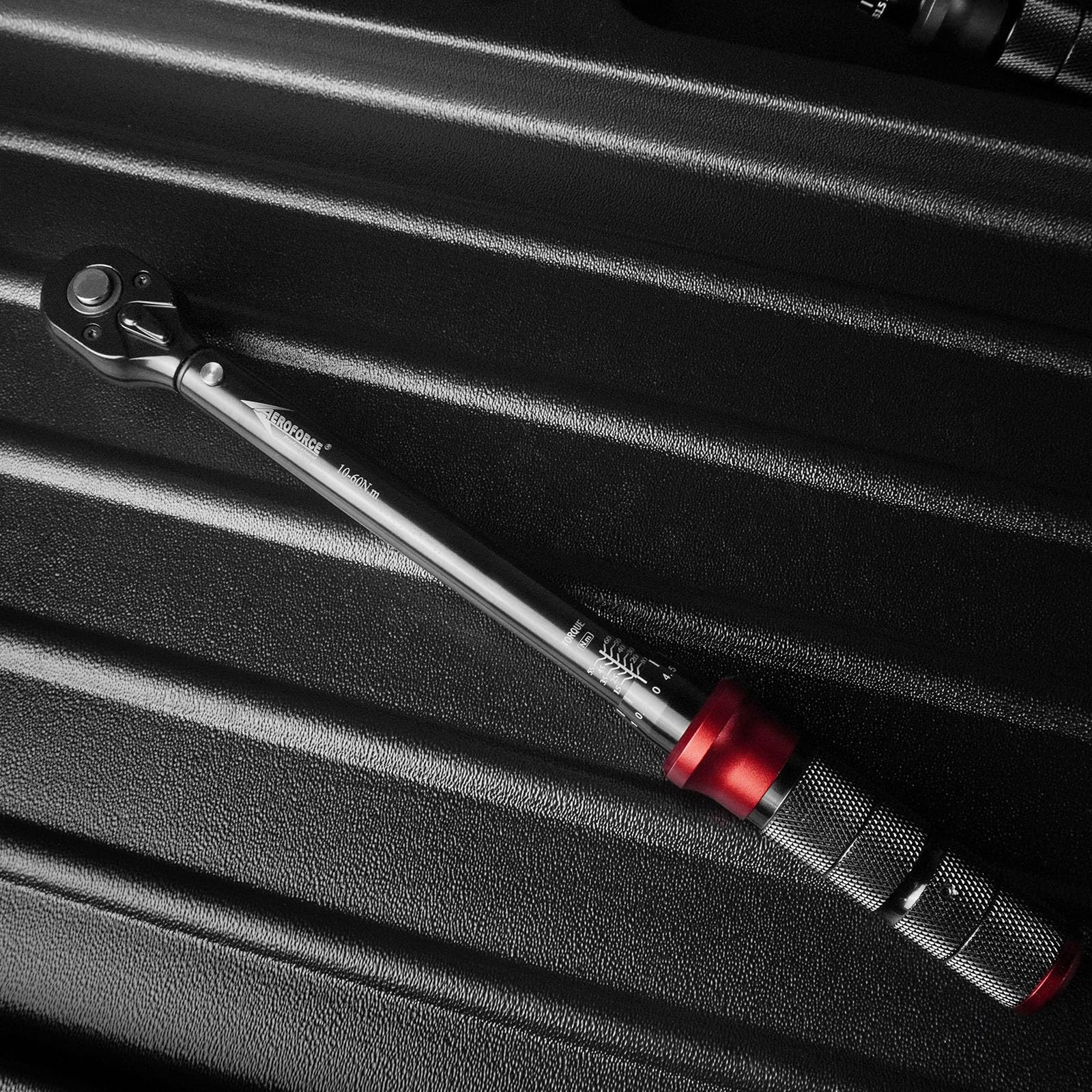 AEROFORCE Clé Dynamométrique 1/4" & 3/8" & 1/2", Clé Dynamométrique 5-25Nm, 10-60Nm, 20-220Nm, Précision ±3% avec 72 Dents Tête à Cliquet Réversible, 3 Pièces Kit D'entretien pour Vélo Moto y Auto