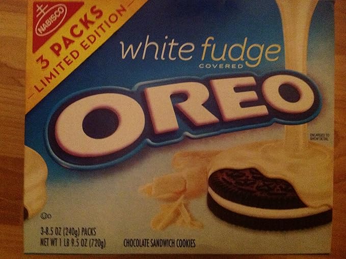 Oreo White Fudge Cookies (2 Pack) Grocery & Gourmet Food
