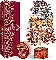 Vista 16 de KARMAPLEDGE Árbol de la vida de cristales curativos para energía positiva, protección y buena suerte, dinero, decoración de Feng Shui