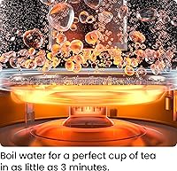 Vista 2 de Chefman Electric Kettle with Tea Infuser, Compact 1L (4 Cups), 1500W, Removable Lid for Easy Cleaning, Boil-Dry Protection, Stainless Steel Filter