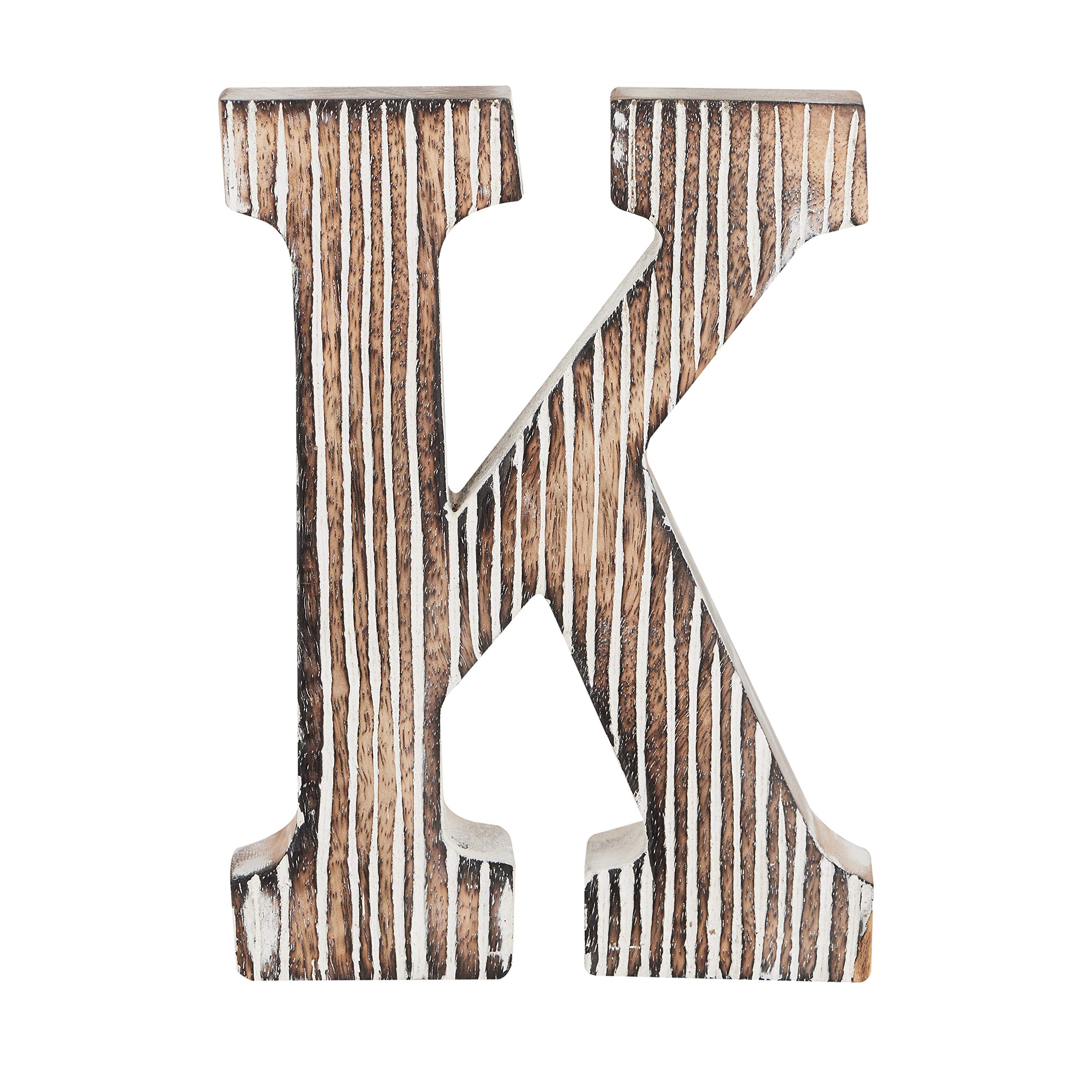 Buy Decorative Wood Letter K Standing and Hanging Wooden Alphabets