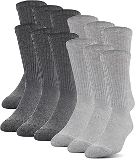 Gildan Polyester Cushion Socks 12 Pack