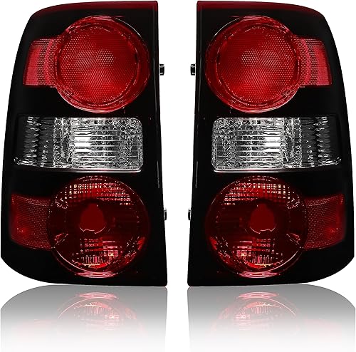 Miniatura 10 de HECASA Luces traseras compatibles con Ford Explorer 2006-2010 de repuesto para 6L2Z13404CA FO2819140 luces traseras halógenas para el lado del