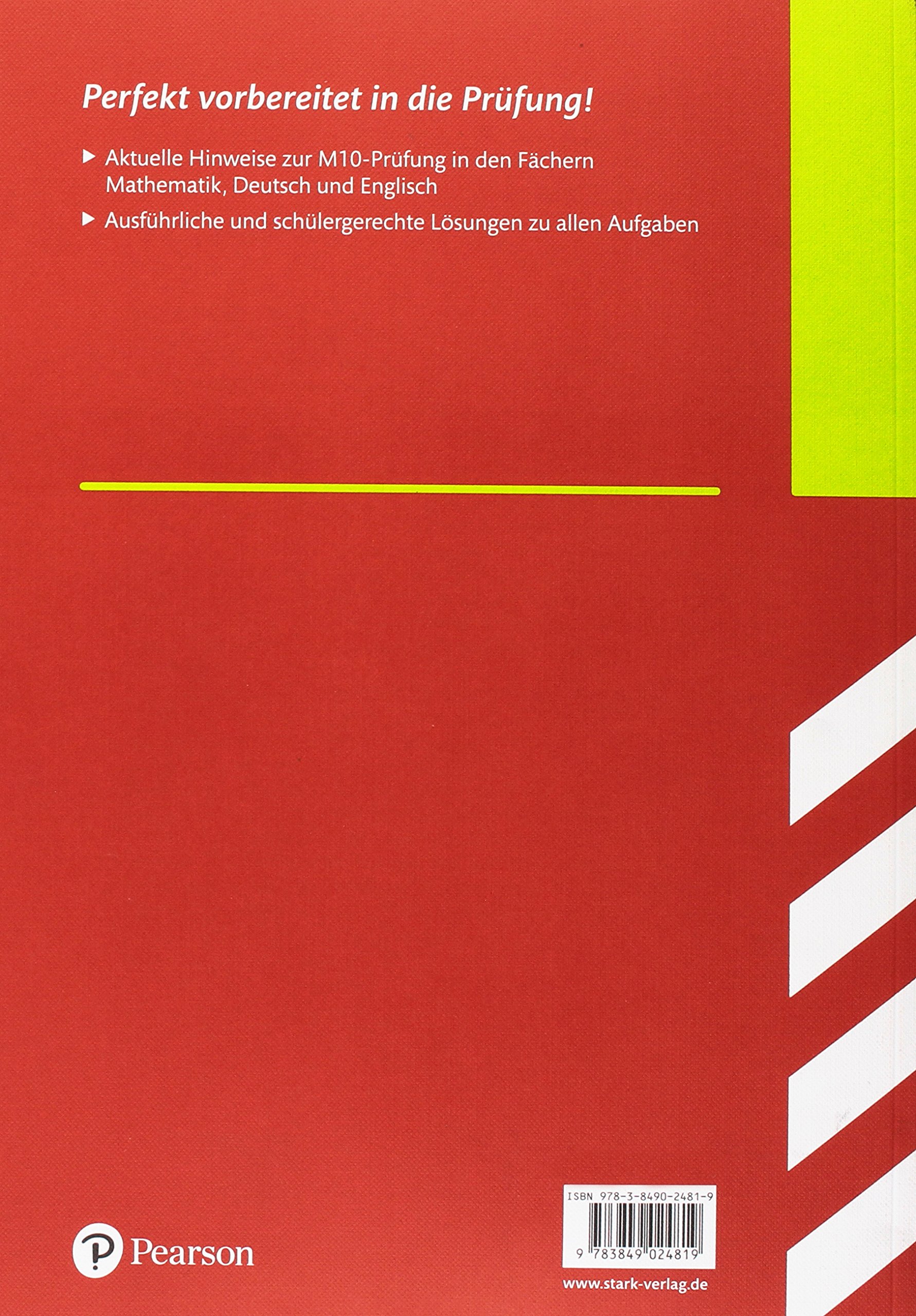 STARK Abschlussprüfung Mittelschule M10 Bayern - Mathematik, Deutsch, Englisch