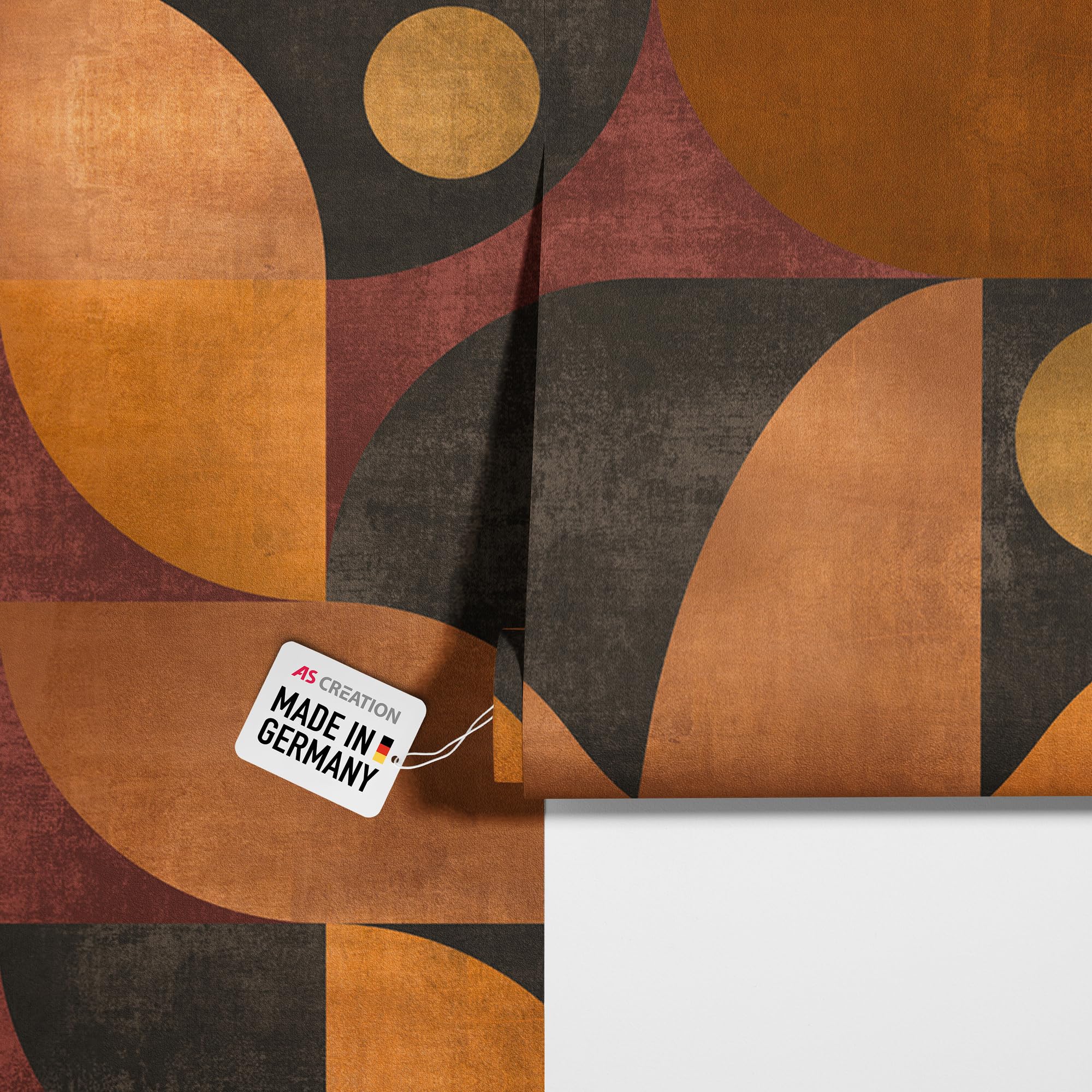 New Walls Wallpaper Abstract Designs Gold Brown Living Room, Kitchen, Bedroom Non-Woven Wallpaper | 1.59 x 2.80 m