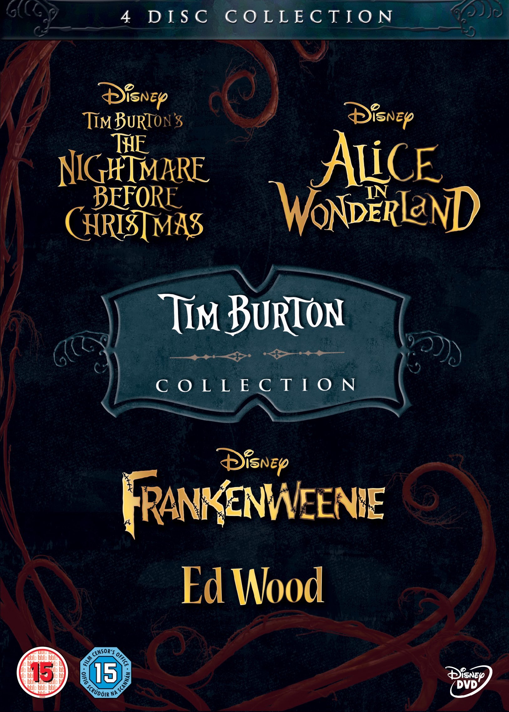 TIM BURTON 4 PACK