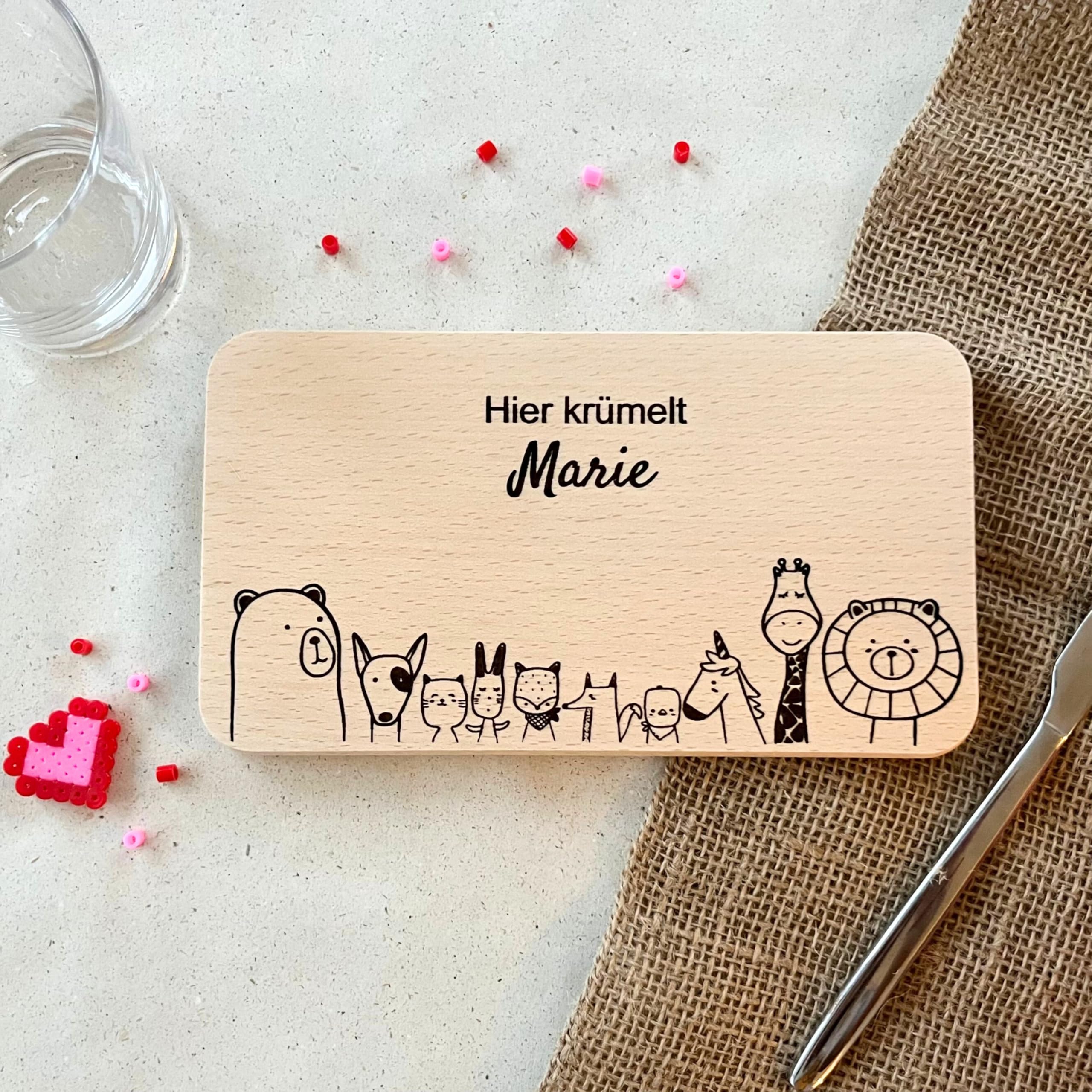 Kinder Holzbrett, Frühstücksbrettchen Kinder, Holzbrettchen Mit Gravur Fruhstucksbrett Personalisiert Kinder Fruhstucks