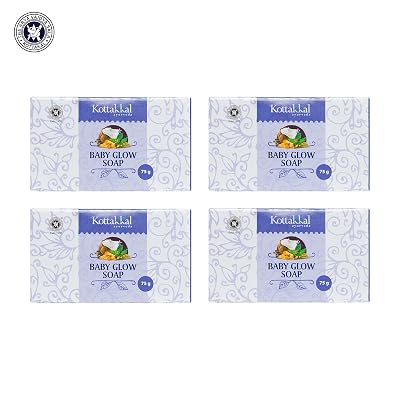 Kottakkal ayurveda® Baby Glow Soap - 75 gm, With Natural Ingredients - Pack of 1