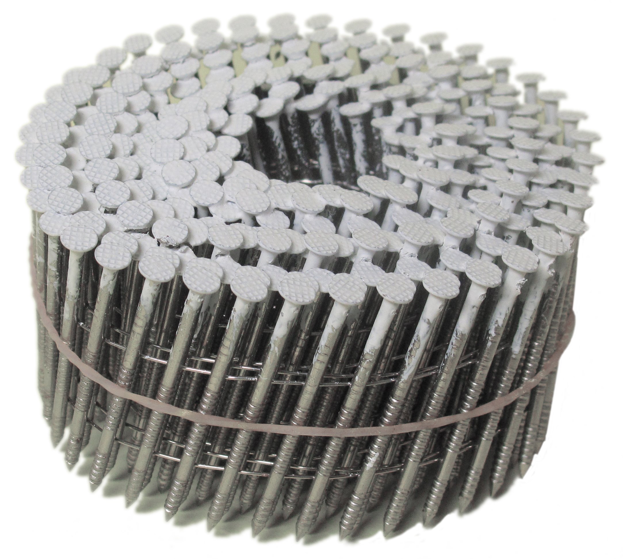 Tiges annulaires en acier inoxydable 304 de 6,3 cm pour clouteur 15 degrés