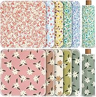 Vista 36 de Redbaker 50 piezas de toallas de papel reutilizables paños de algodón reutilizables sin papel toallitas absorbentes lavables para inodoro con rollo