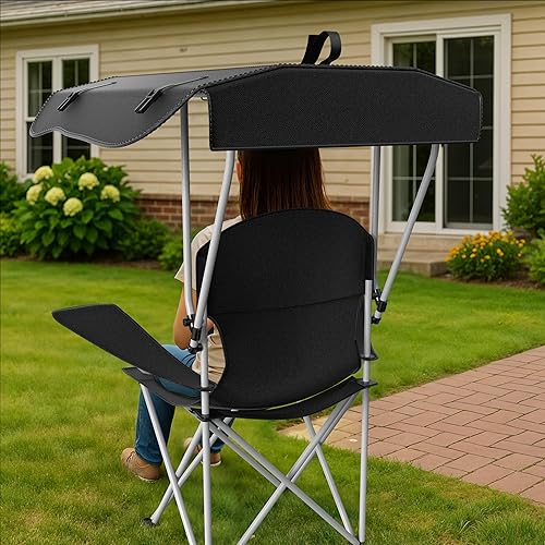 Miniatura 21 de Silla ligera plegable sillas de camping, silla de mochilero sillas de senderismo ultraligeras, sillas de camping compactas, capacidad de peso de 176