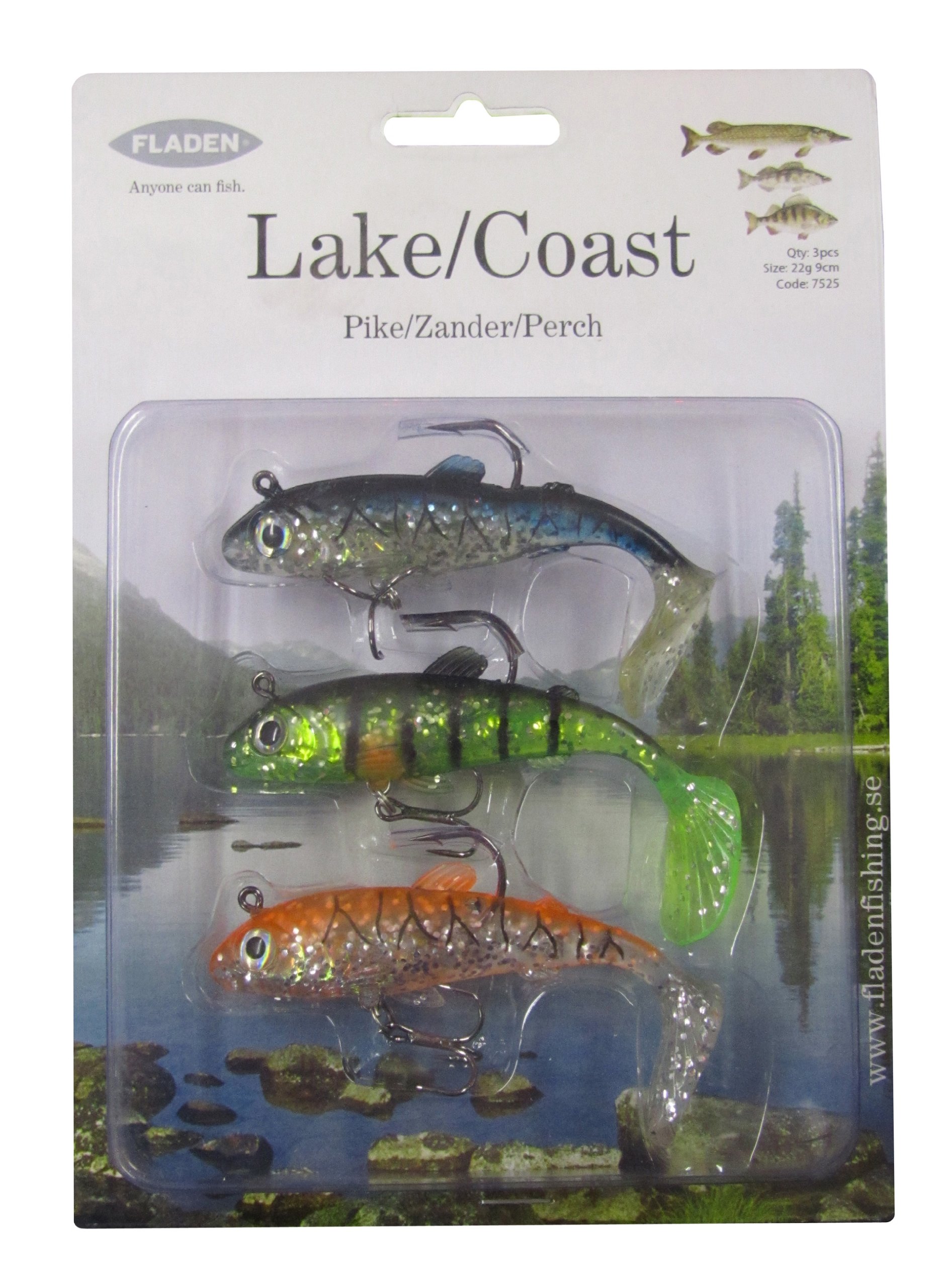 FLADEN Set 3 Lake/Coast Softfish