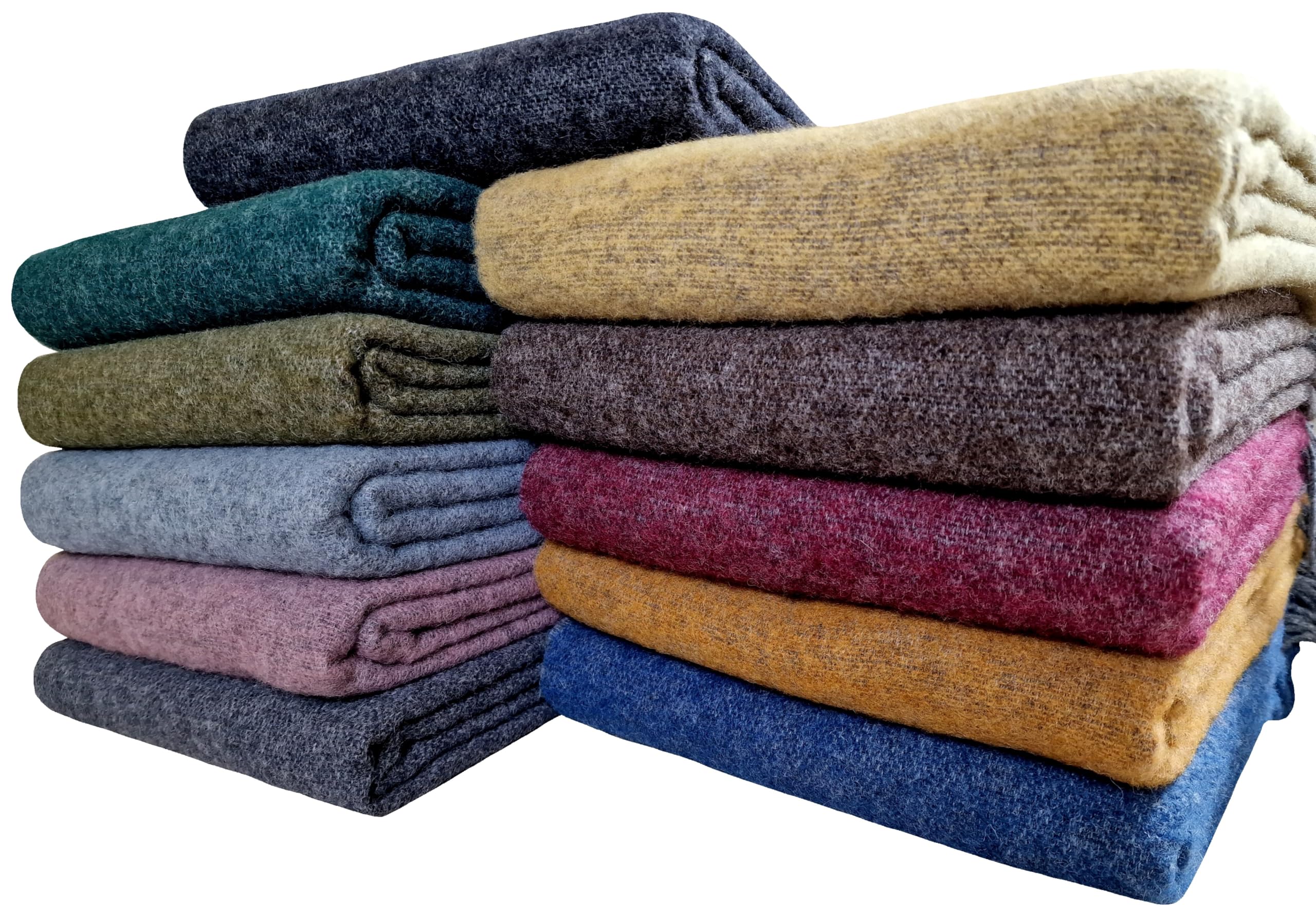 Wollen plaid in zes kleuren - shop bij Pick your Favourites