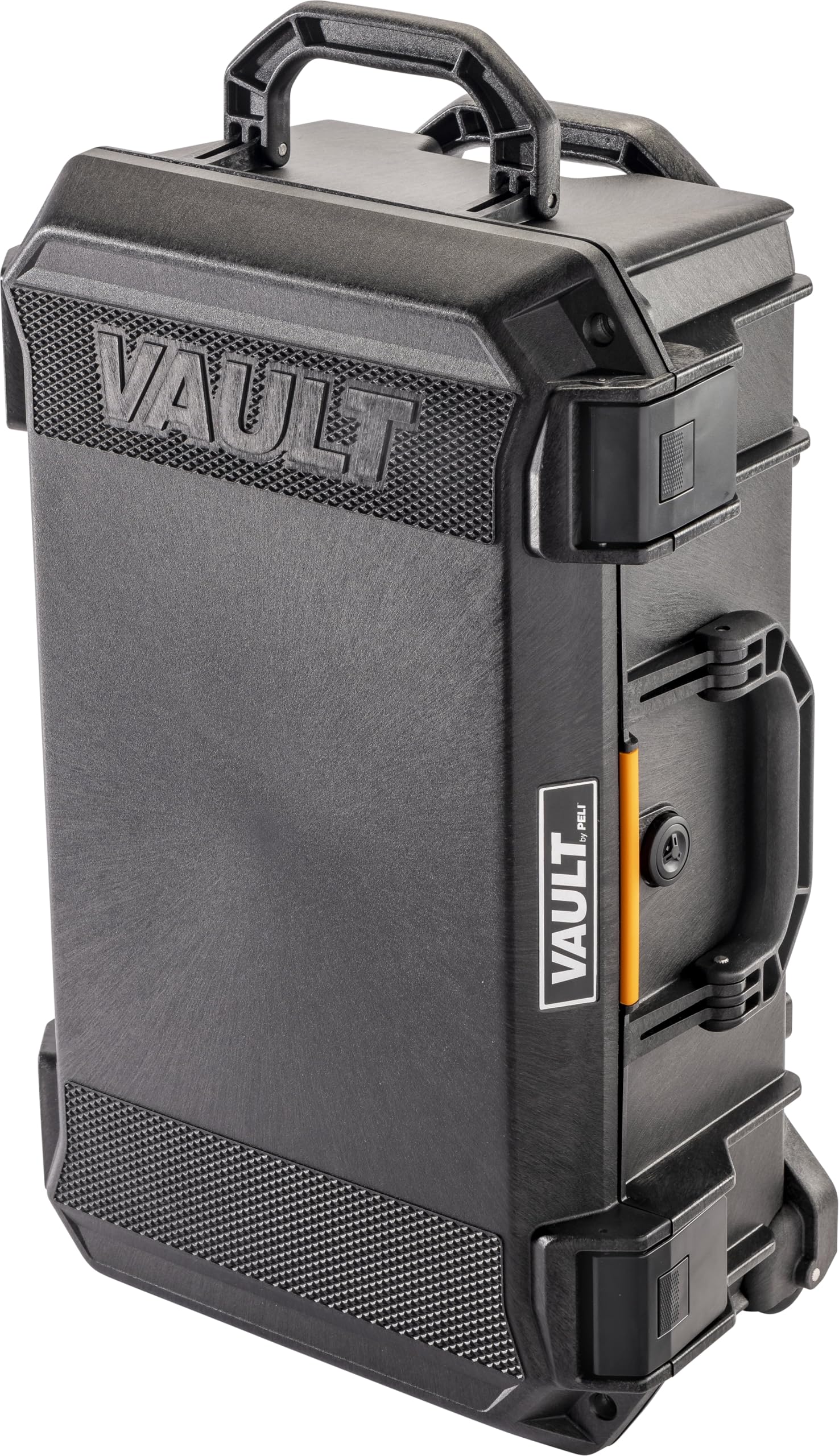 PELI Vault Schutzkoffer; Überlegener Schutz für wertvolle Ausrüstung; Wetterfest & staubdicht; Farbe: Schwarz