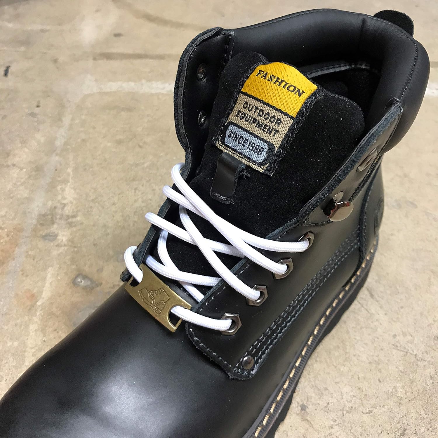 B&Q Heavy Duty Round Boot Laces Shoelaces for Hiking Walking Construction Safety Work Boots Shoes - Image 6