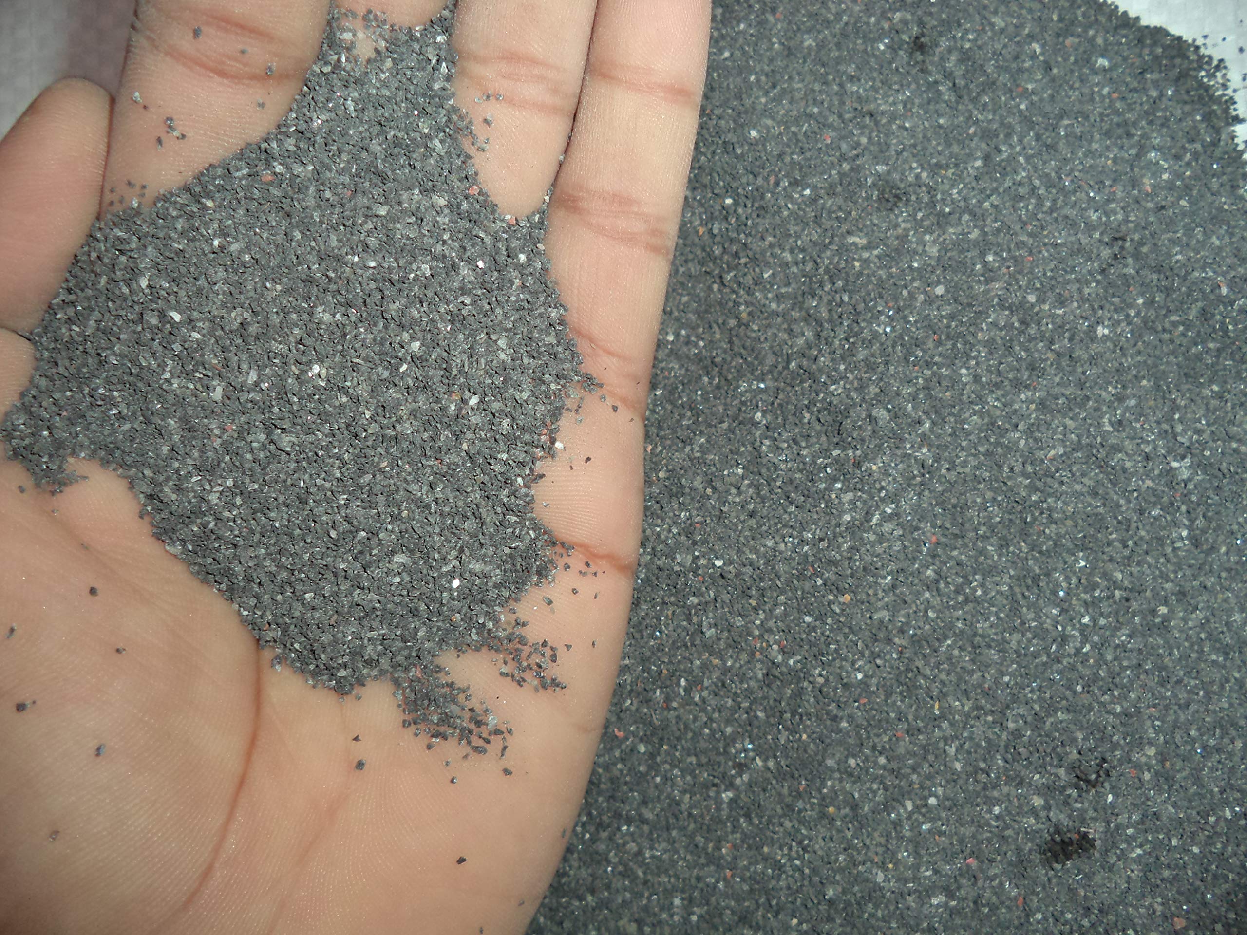 World of Creations Natural Crushed Sand for Specially for Aquarium,Sand Pit,Kids Playing (2 KG, Dark Black) (B08LD33JSQ) Amazon Price History, Amazon Price Tracker