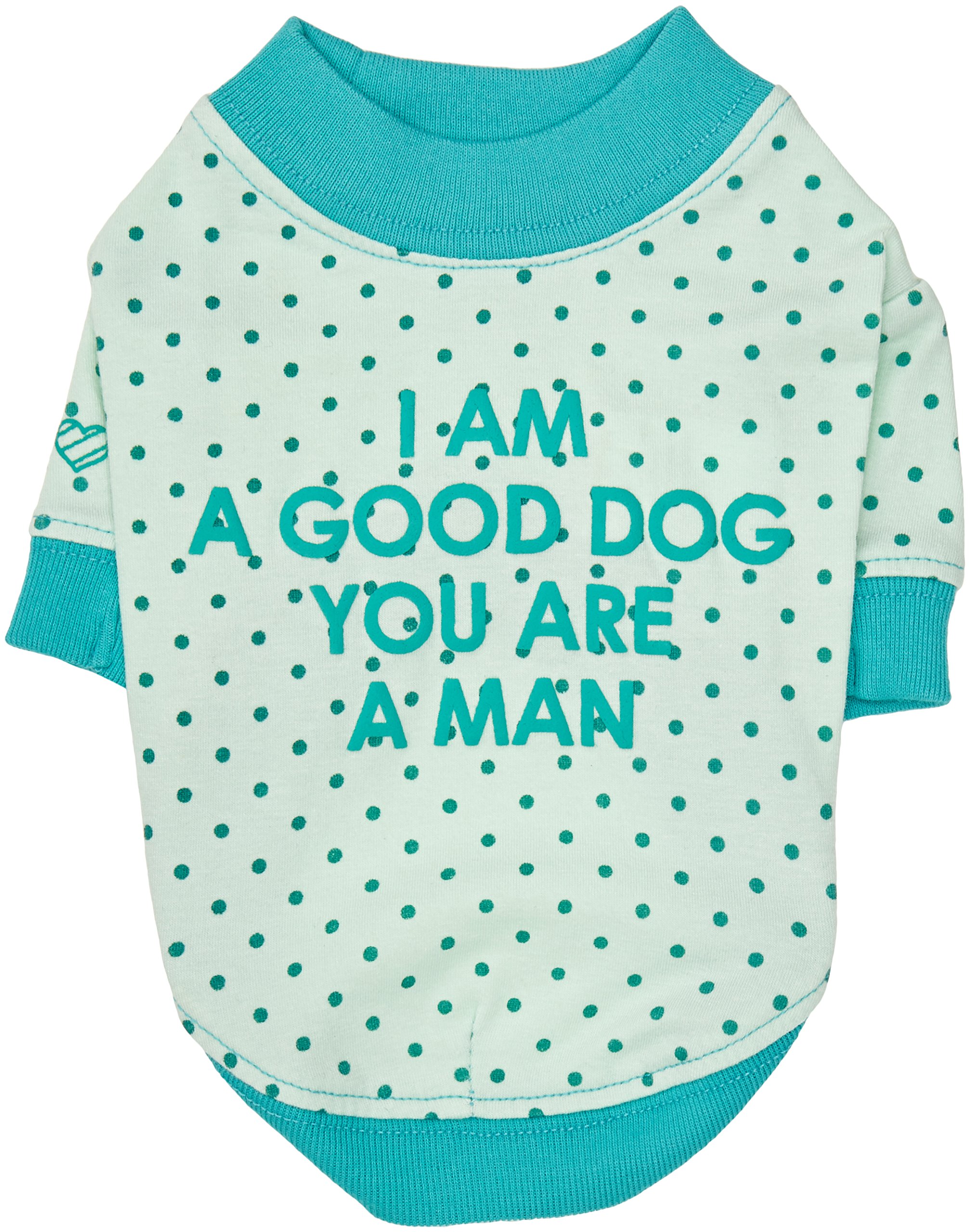 T-Shirt pour Chien Bleu Pinkaholic 95398 You & I en coton stretch taille S