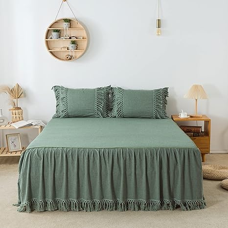 boho bed skirt