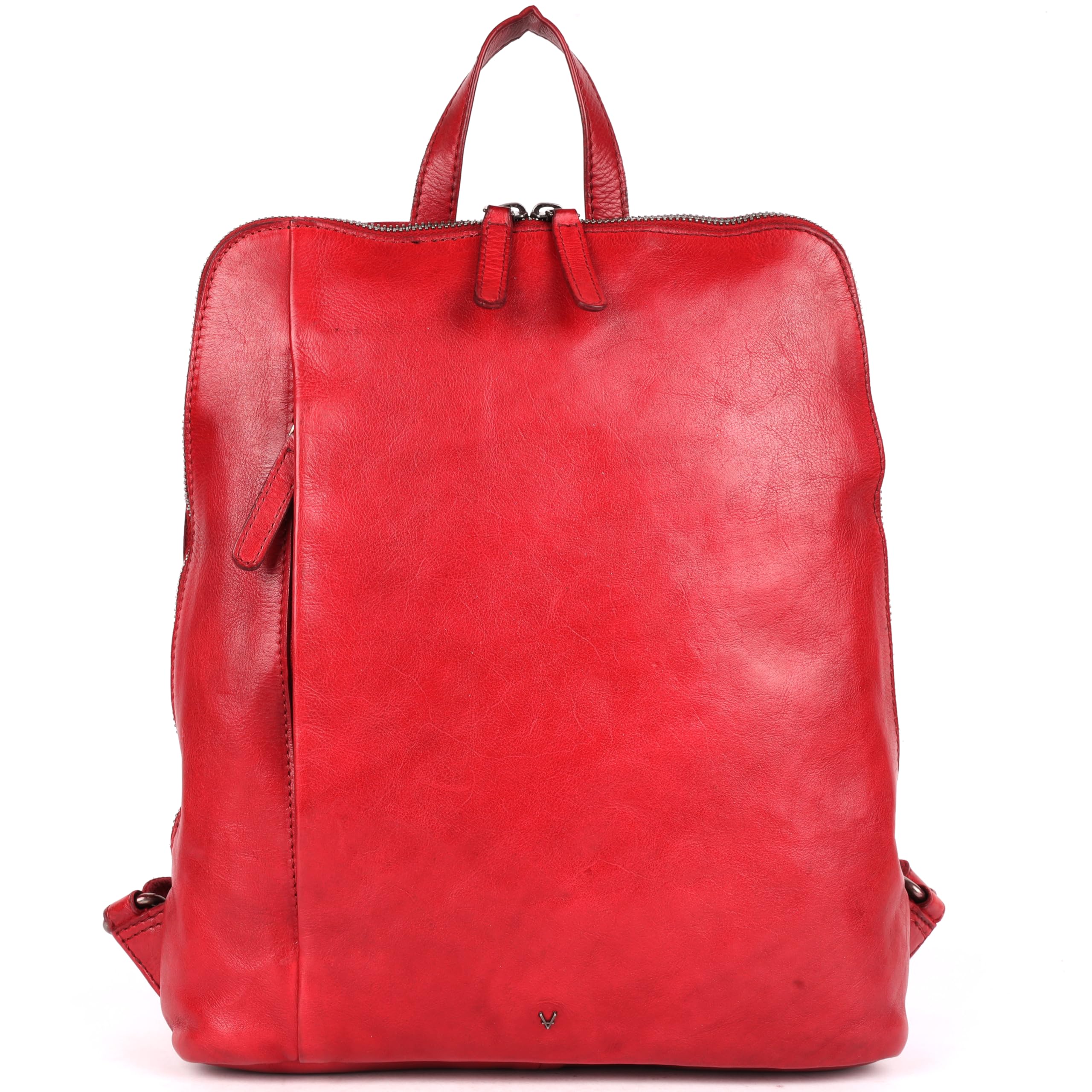 VILENCA HOLLAND14.5 Inch Genuine Leather Backpack for Women and Men, Real Leather Backpack with Adjustable Shoulder Strap