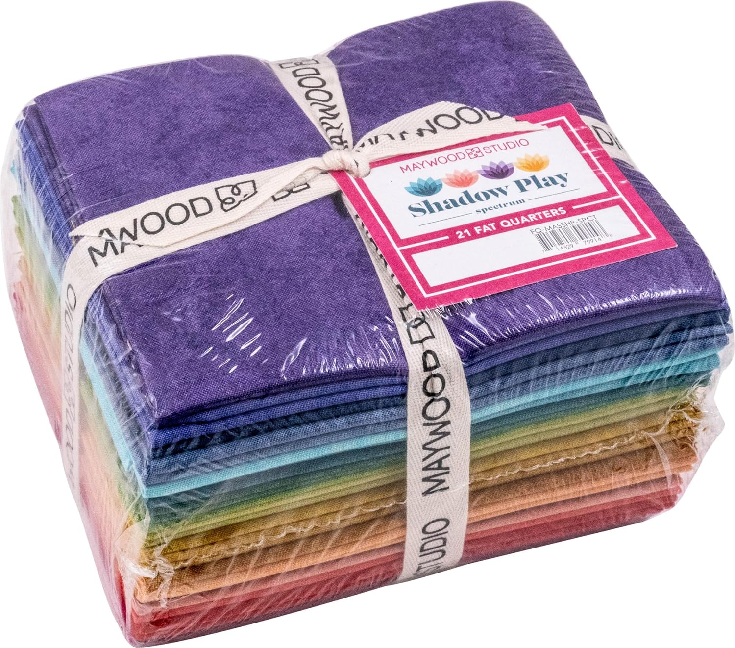 Shadow Play Spectrum 21 Fat Quarters Maywood Studio, Assorted