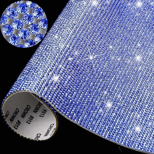 Vista 110 de Outus 12000 piezas de lámina de strass Bling Bling, calcomanías de strass, autoadhesivas, calcomanías para decoración de autos DIY, calcomanías