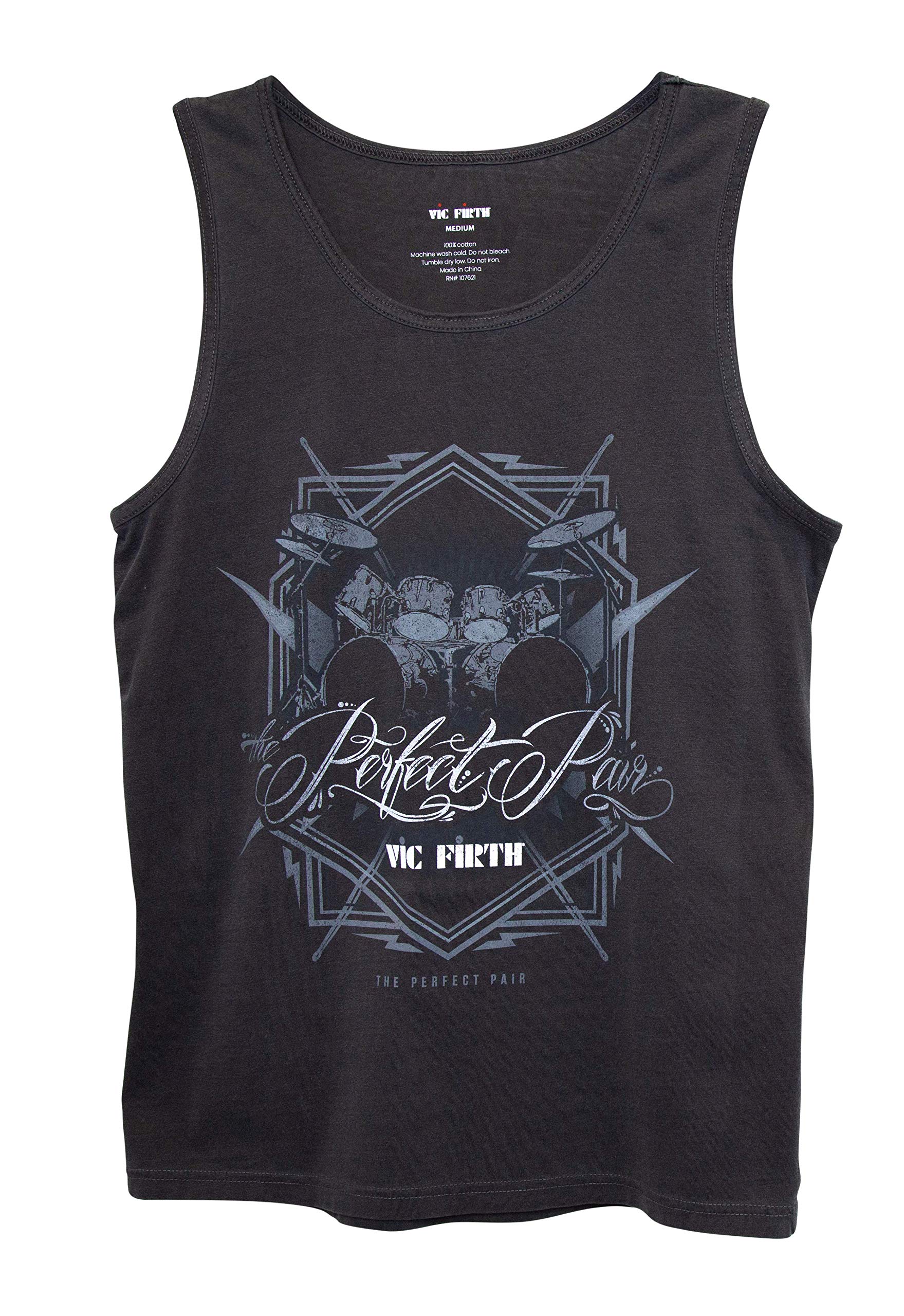 Vic Firth camiseta para hombre en algodón suave de corte casual 7