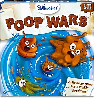 Skillmatics Card Game - Poop Wars, Fun & Fast-paced Game of Strategy, Party Game for Kids for Girls & Boys Ages 6 & Up