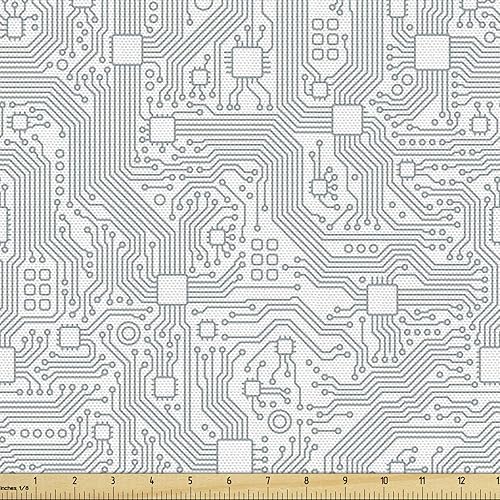 Miniatura 73 de Tela de panda Lunarable de The Yard, diseño de oso asiático con dibujos animados comiendo hojas y ramas, animal silvestre, tela decorativa para