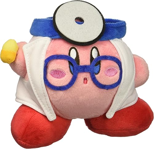 Little Buddy 1680 Kirby Adventure All Star Doctor - Peluche de 5 pulgadas, multicolor