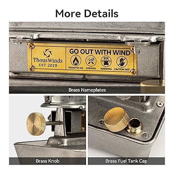 Thous Winds' Fire Dance Oil Lamp Stove - Upland Hunters