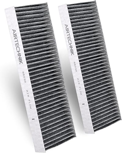 Miniatura 8 de AirTechnik Filtro de aire de cabina CF8603A con carbón activado  Compatible con Honda Accord 1998-2002, Acura CL 2001-2003, Acura TL 1999-2003