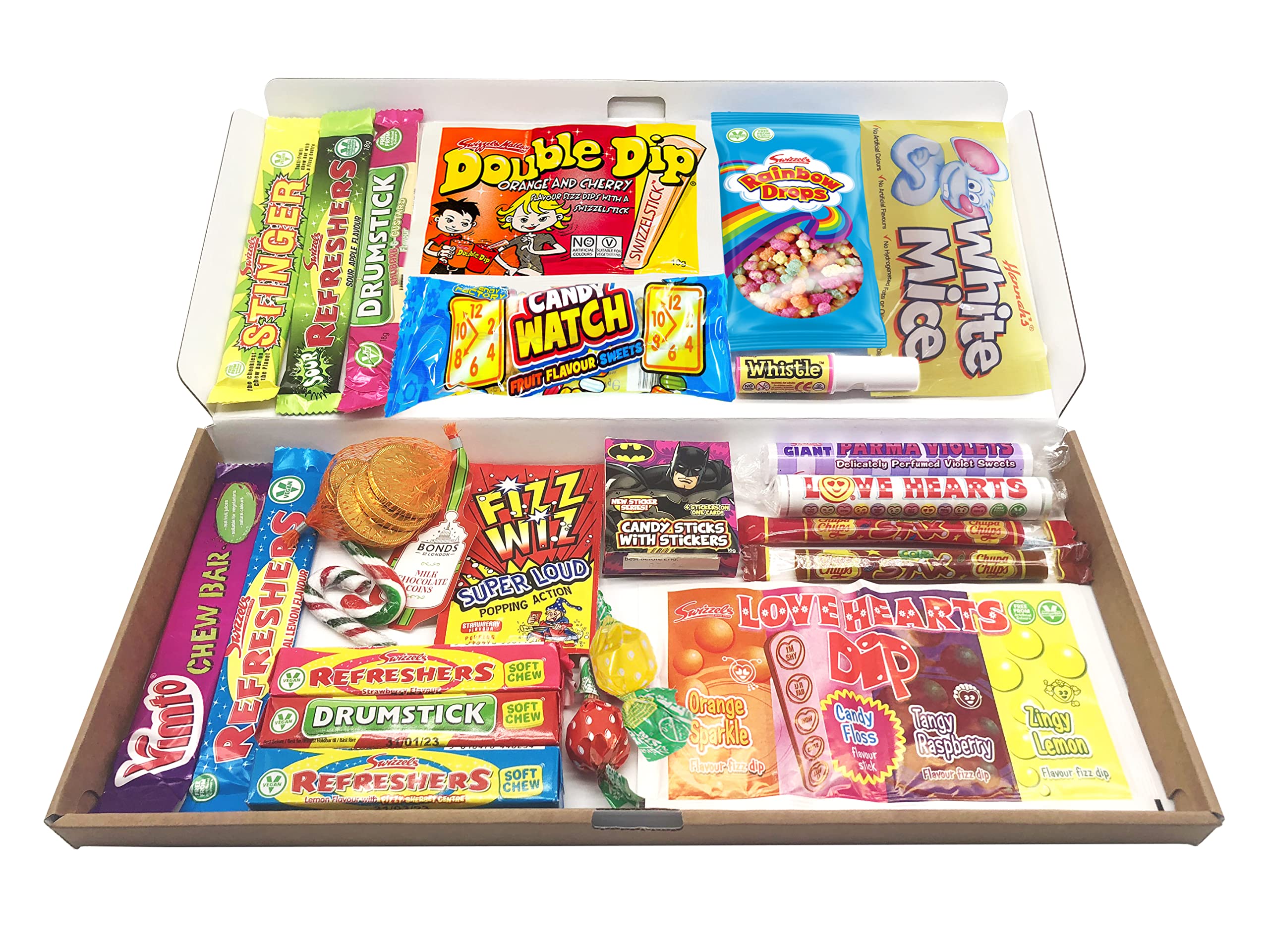 Tabby's Treats XL Retro Sweets Selection Gift Hamper for Many Occasions and Celebrations, Birthdays, Easter, Mothers Day, Fathers Day, Halloween, Christmas and more.