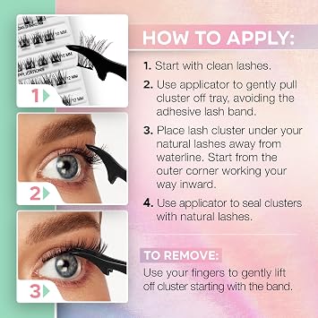 Ardell Active Press On Preglued Underlash Clusters - Pump'n, 1-Pack